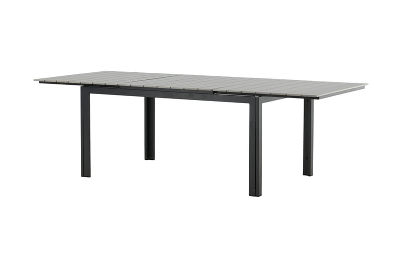 Levels Forlengningsbart Spisebord 160-240 cm Grå/Svart - Venture Home - Hagemøbler - Hagebord - Spisebord ute