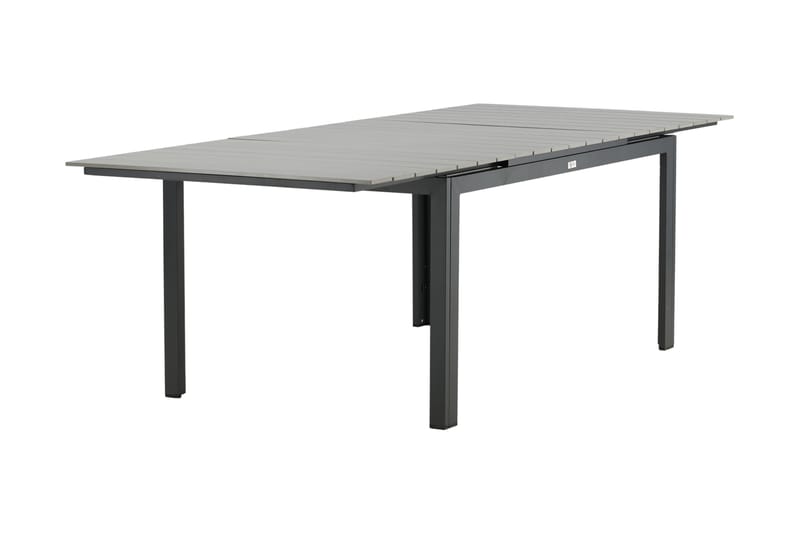 Levels Forlengningsbart Spisebord 160-240 cm Grå/Svart - Venture Home - Hagemøbler - Hagebord - Spisebord ute