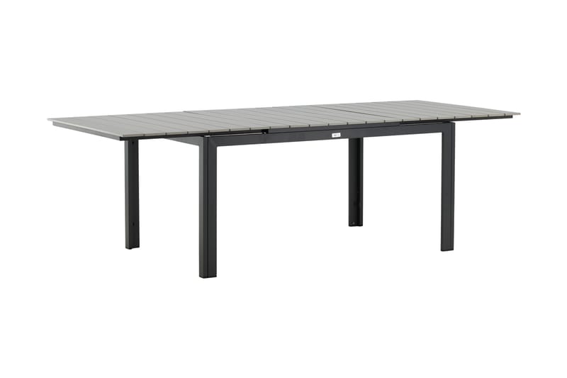 Levels Forlengningsbart Spisebord 160-240 cm Grå/Svart - Venture Home - Hagemøbler - Hagebord - Spisebord ute
