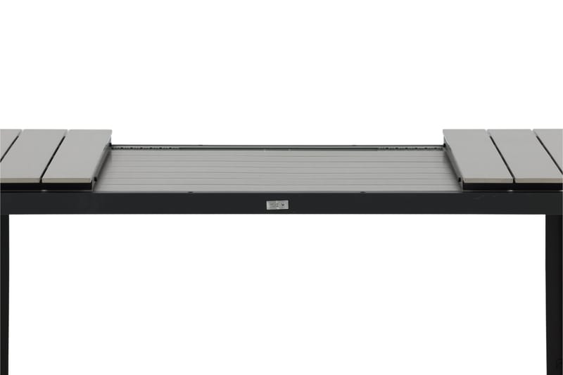 Levels Forlengningsbart Spisebord 160-240 cm Grå/Svart - Venture Home - Hagemøbler - Hagebord - Spisebord ute