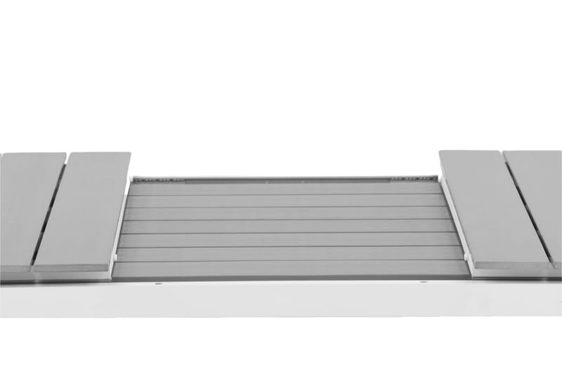 Levels Forlengningsbart Spisebord 160-240 cm Hvit/Grå - Venture Home - Spisebord ute