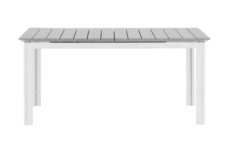Levels Forlengningsbart Spisebord 160-240 cm - Hvit/Grå - Hagemøbler - Hagebord - Spisebord ute
