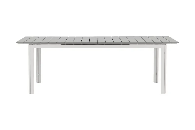 Levels Forlengningsbart Spisebord 224-324 cm - Grå/Hvit - Hagemøbler - Hagebord - Spisebord ute