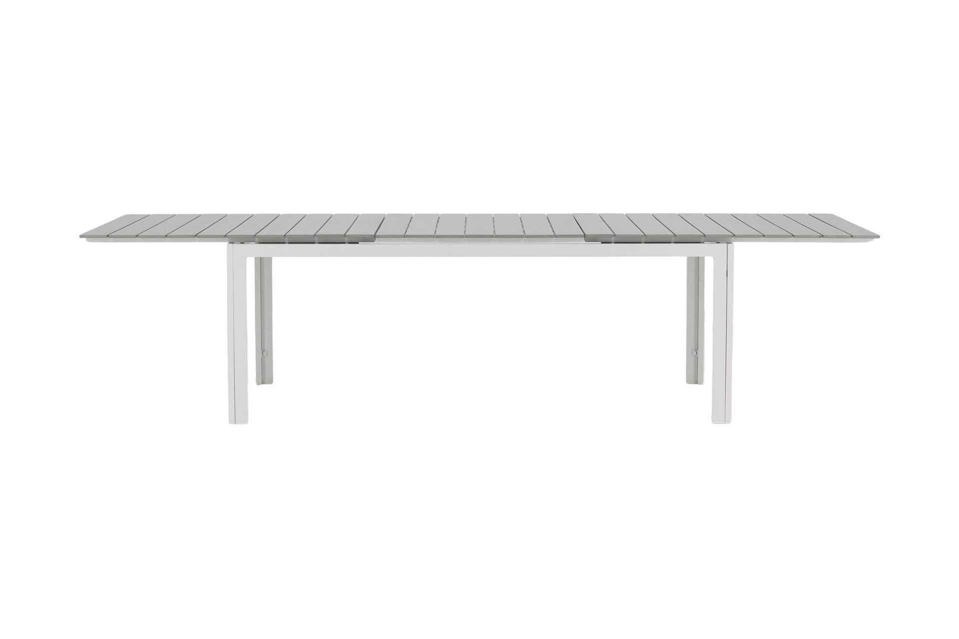 Levels Forlengningsbart Spisebord 224-324 cm - Grå/Hvit - Hagemøbler - Hagebord - Spisebord ute