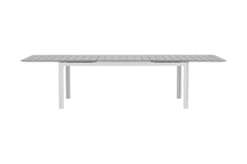 Levels Forlengningsbart Spisebord 224-324 cm - Grå/Hvit - Hagemøbler - Hagebord - Spisebord ute