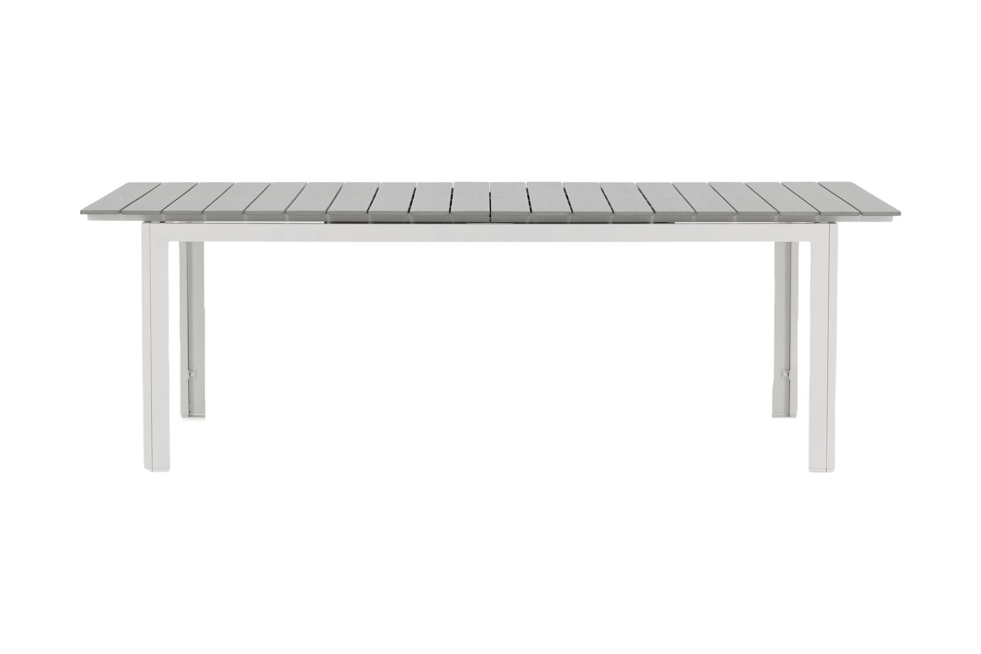 Levels Forlengningsbart Spisebord 224-324 cm - Grå/Hvit - Hagemøbler - Hagebord - Spisebord ute