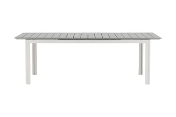 Levels Forlengningsbart Spisebord 224-324 cm - Grå/Hvit - Hagemøbler - Hagebord - Spisebord ute