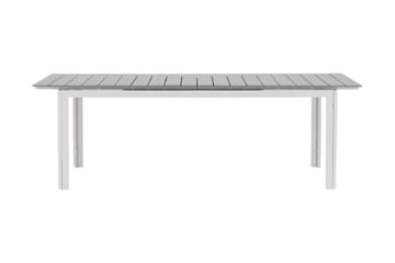 Levels Forlengningsbart Spisebord 224-324 cm - Grå/Hvit - Hagemøbler - Hagebord - Spisebord ute