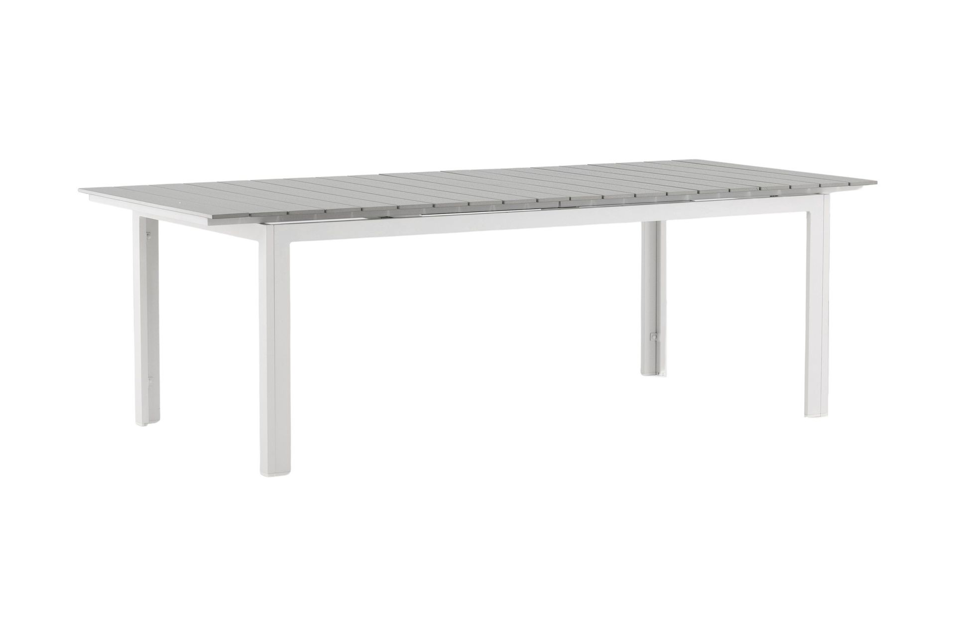 Levels Forlengningsbart Spisebord 224-324 cm - Grå/Hvit