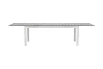 Levels Forlengningsbart Spisebord 224-324 cm - Grå/Hvit - Hagemøbler - Hagebord - Spisebord ute