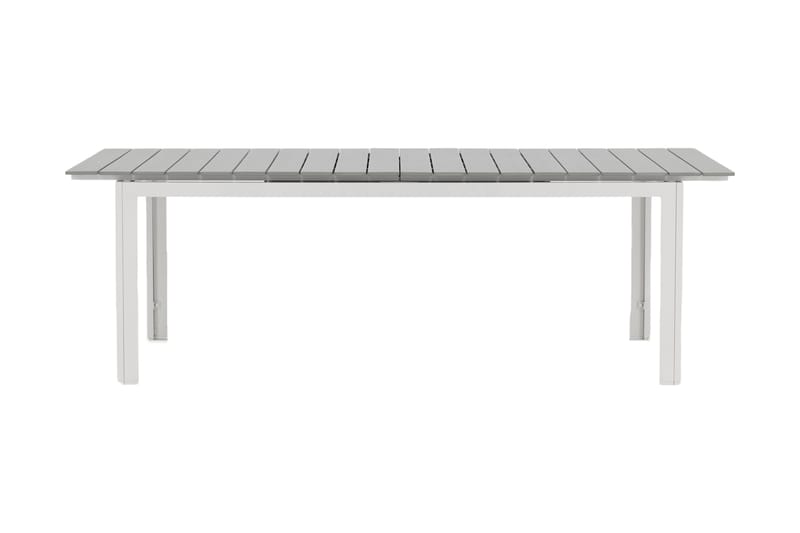 Levels Forlengningsbart Spisebord 224-324 cm - Grå/Hvit - Hagemøbler - Hagebord - Spisebord ute