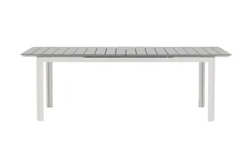 Levels Forlengningsbart Spisebord 224-324 cm - Grå/Hvit - Hagemøbler - Hagebord - Spisebord ute