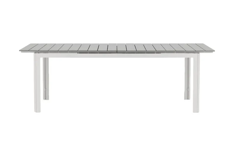 Levels Forlengningsbart Spisebord 224-324 cm - Grå/Hvit - Hagemøbler - Hagebord - Spisebord ute