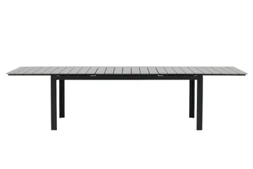 Levels Forlengningsbart Spisebord 224-324 cm - Grå/Svart - Hagemøbler - Hagebord - Spisebord ute