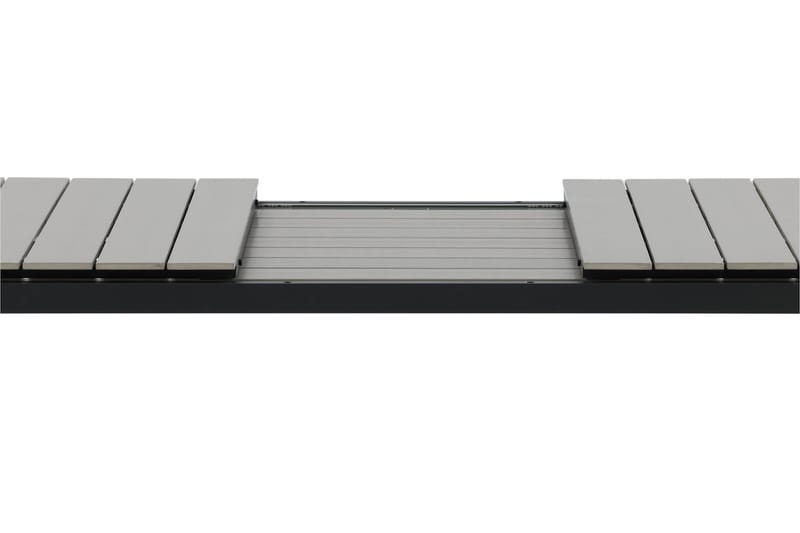 Levels Forlengningsbart Spisebord 224-324 cm - Grå/Svart - Hagemøbler - Hagebord - Spisebord ute