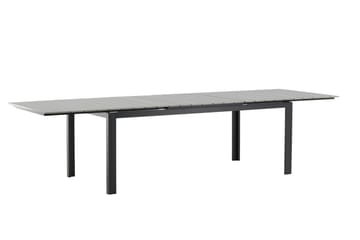 Levels Forlengningsbart Spisebord 224-324 cm - Grå/Svart - Hagemøbler - Hagebord - Spisebord ute