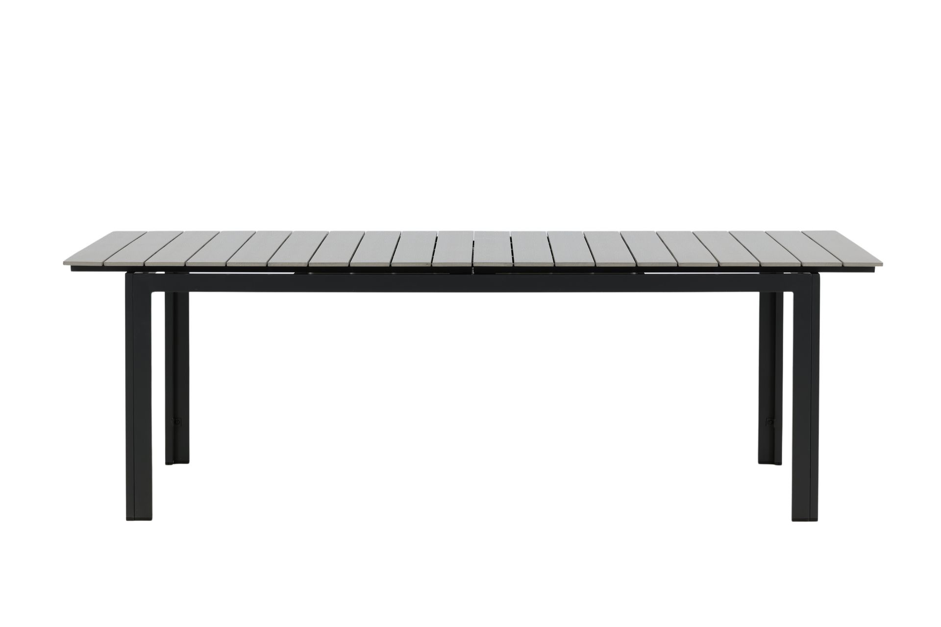 Levels Forlengningsbart Spisebord 224-324 cm - Grå/Svart - Hagemøbler - Hagebord - Spisebord ute