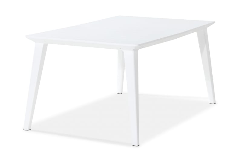 Lima Spisebord 160 cm - Hvit - Hagemøbler - Hagebord - Spisebord ute