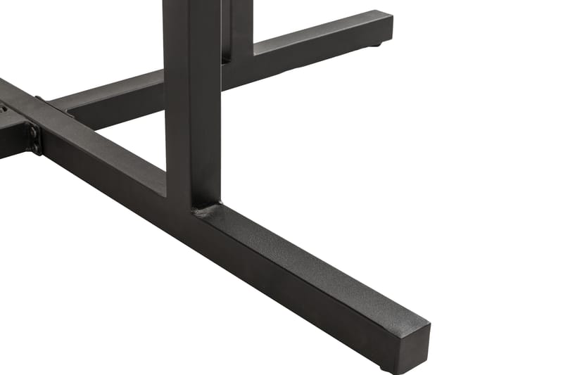 Lines Spisebord 140cm Rund - Akasie / Svart - Hagemøbler - Hagebord - Spisebord ute