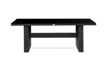 Majestic Spisebord 210x100 cm - Svart - Hagemøbler - Hagebord - Spisebord ute