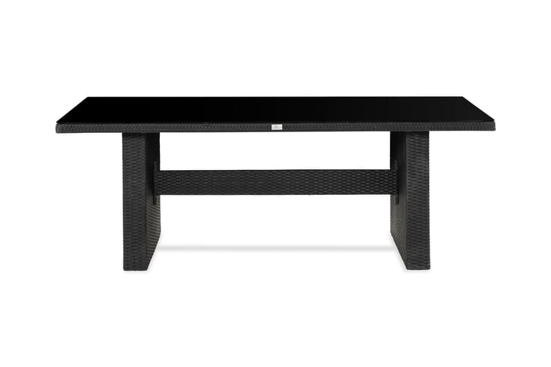 Majestic Spisebord 210x100 cm - Svart - Hagemøbler - Hagebord - Spisebord ute