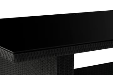 Majestic Spisebord 210x100 cm - Svart - Hagemøbler - Hagebord - Spisebord ute