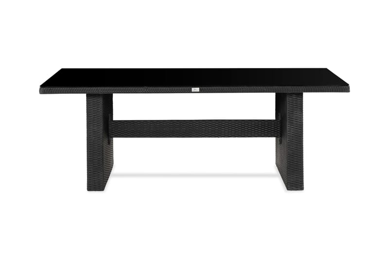 Majestic Spisebord 210x100 cm - Svart - Hagemøbler - Hagebord - Spisebord ute