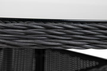 Marcus Spisebord 140 cm Rundt - Svart - Hagemøbler - Hagebord - Spisebord ute