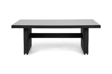 Marcus Spisebord 200x100 cm - Svart - Hagemøbler - Hagebord - Spisebord ute