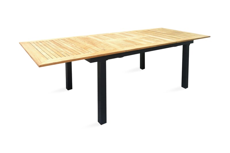 Mexico Forlengningsbart Spisebord 160-240 cm Brun/Svart - Venture Home - Hagemøbler - Hagebord - Spisebord ute