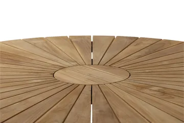 Mexico Spisebord Rundt 140 cm Brun/Svart - Venture Home - Hagemøbler - Hagebord - Spisebord ute