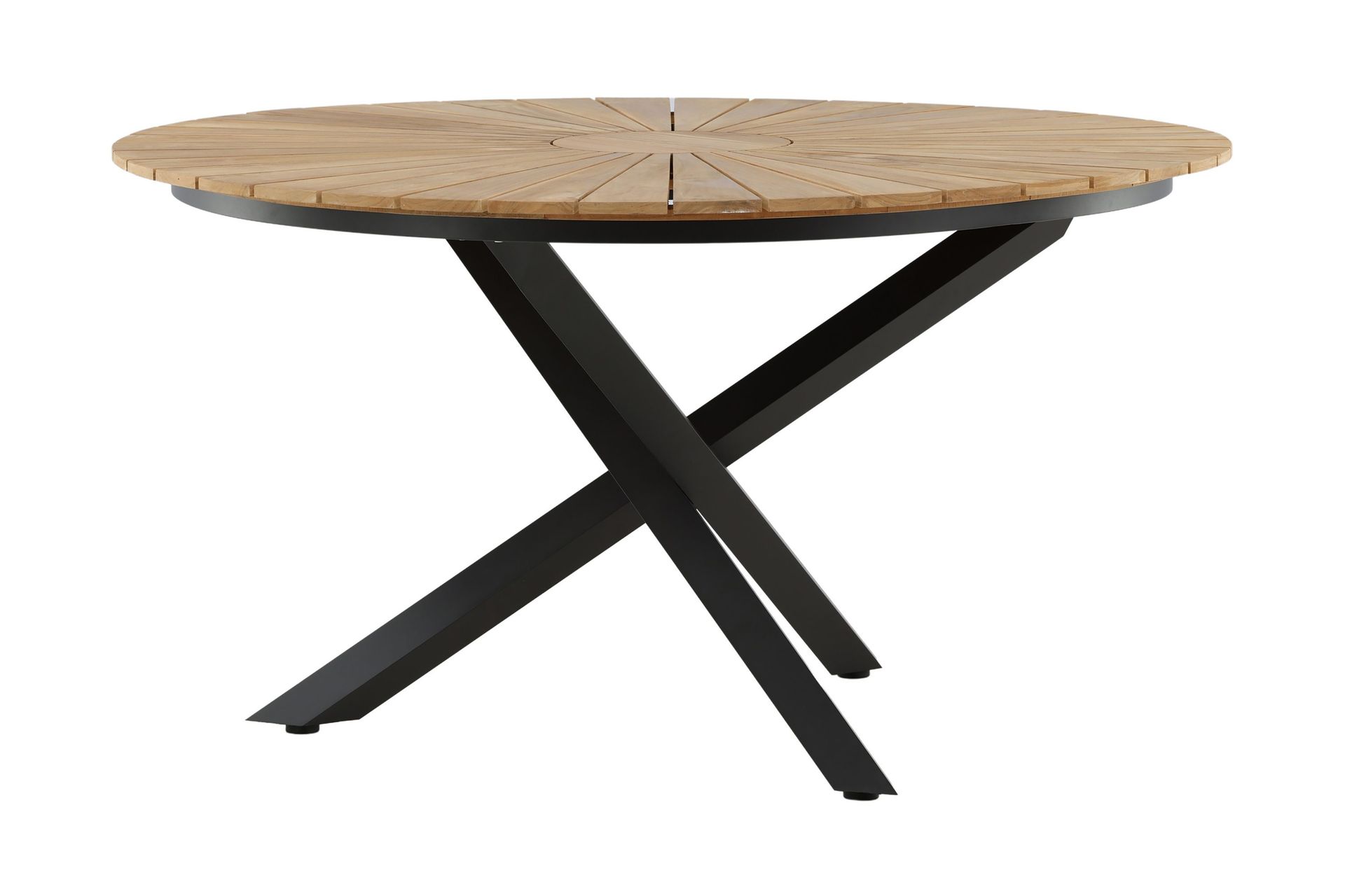 Mexico Spisebord Rundt 140 cm Brun/Svart - Venture Home