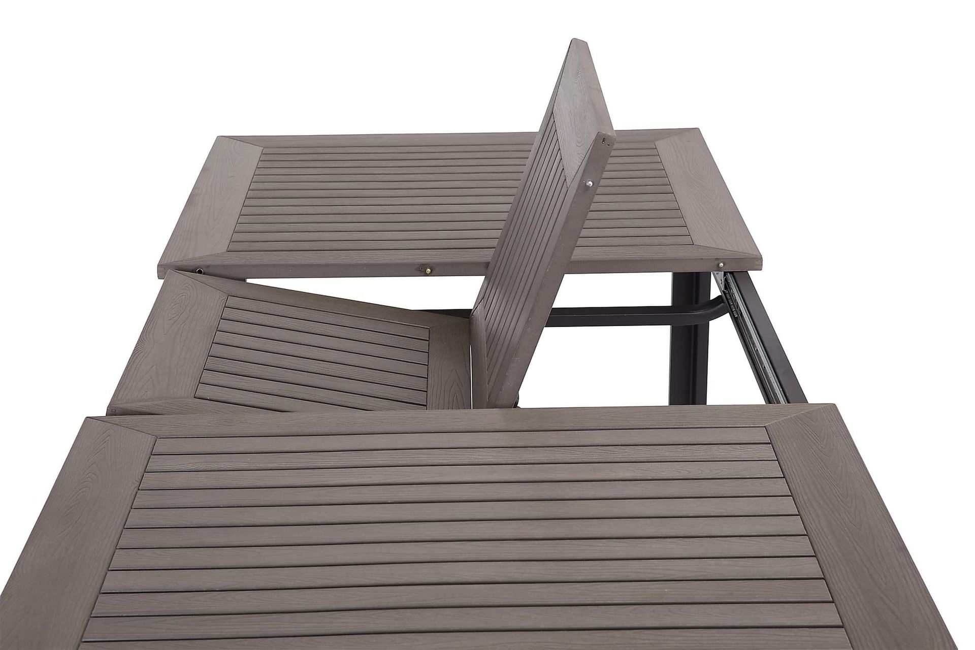 Monaco Forlengningsbart Spisebord 152-210x90 cm - Svart - Hagemøbler - Hagebord - Spisebord ute