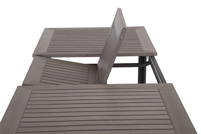 Monaco Forlengningsbart Spisebord 152-210x90 cm - Svart - Hagemøbler - Hagebord - Spisebord ute