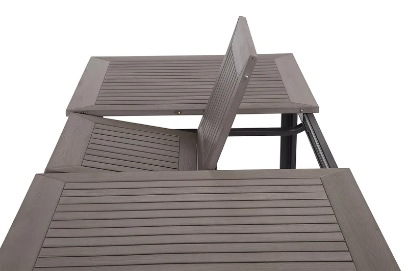 Monaco Forlengningsbart Spisebord 152-210x90 cm - Svart - Hagemøbler - Hagebord - Spisebord ute