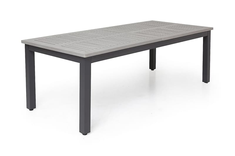 Monaco Forlengningsbart Spisebord 220-280x100 cm - Svart - Hagemøbler - Hagebord - Spisebord ute