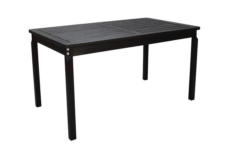Olivio Spisebord 135x77 cm - Svart - Hagemøbler - Hagebord - Spisebord ute