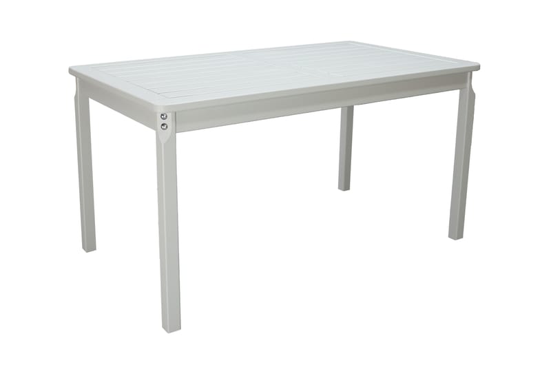 Olivo Fasta Spisebord 135 cm Hvit - Spisebord ute