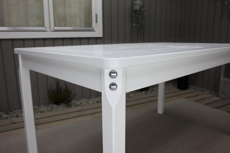 Olivo Fasta Spisebord 135 cm Hvit - Hagemøbler - Hagebord - Spisebord ute