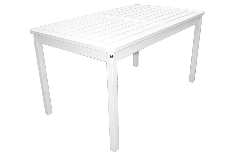 Olivo Fasta Spisebord 135 cm Hvit - Hagemøbler - Hagebord - Spisebord ute