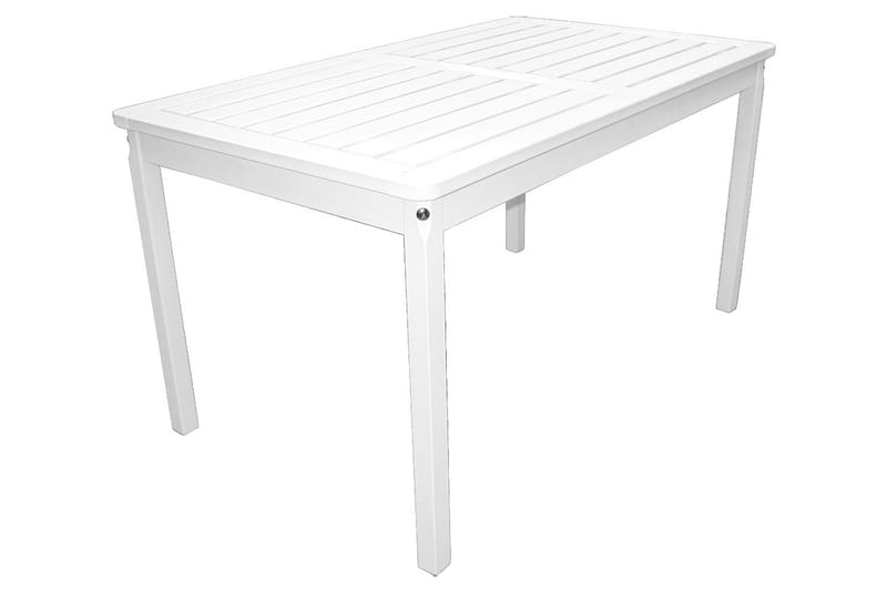 Olivo Fasta Spisebord 135 cm Hvit - Hagemøbler - Hagebord - Spisebord ute