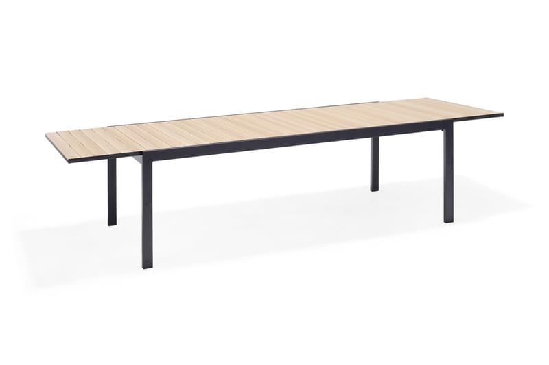 Panama Forlengningsbart Spisebord 211 cm - Svart/Gul - Spisebord ute