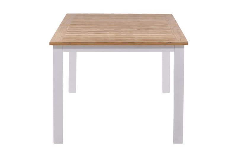 Panama Forlengningsbart Spisebord 224-324 cm Teak/Hvit - Teak/Hvit - Hagemøbler - Hagebord - Spisebord ute