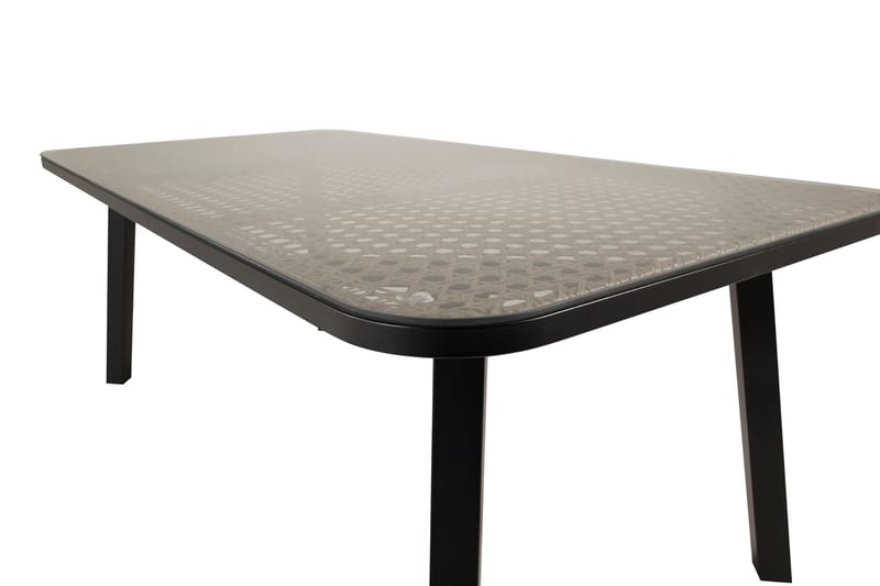 Paola Spisebord 200 cm Svart/Brun - Venture Home - Spisebord ute