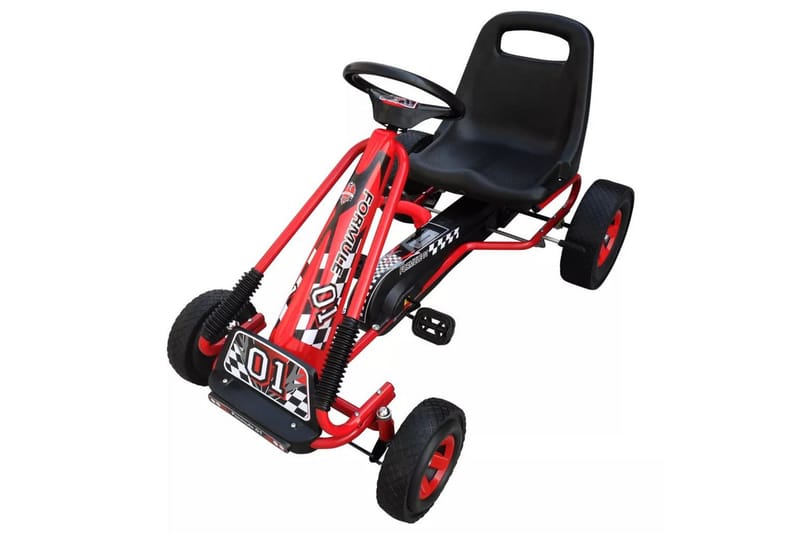 Pedal-go-kart for barn rød - Hagemøbler - Hagebord - Spisebord ute