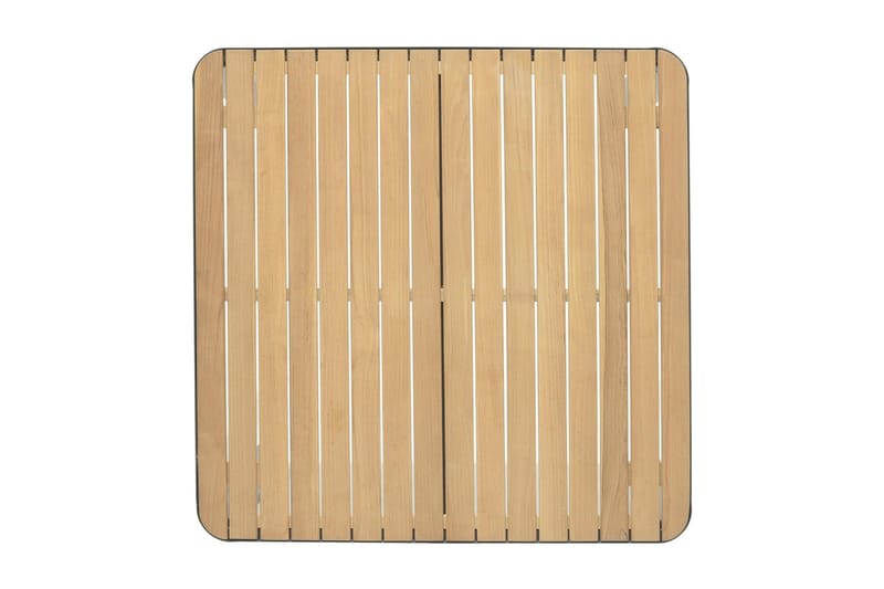 Portals Spisebord 95 cm - Svart/Tre - Hagemøbler - Hagebord - Spisebord ute