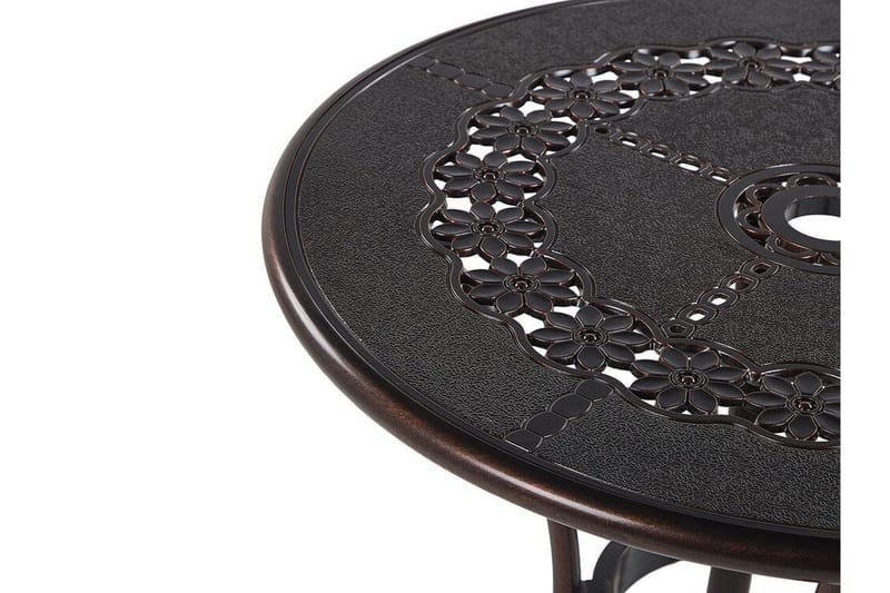 Radogna Spisebord 65 cm Rundt - Brun - Hagemøbler - Hagebord - Spisebord ute