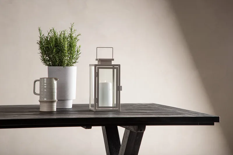 Rives Spisebord 200 cm - Svart - Hagemøbler - Hagebord - Spisebord ute