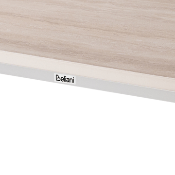 Spisebord utendørs Rodallo 90x160 cm Stein - Beige/hvit - Hagemøbler - Hagebord - Spisebord ute