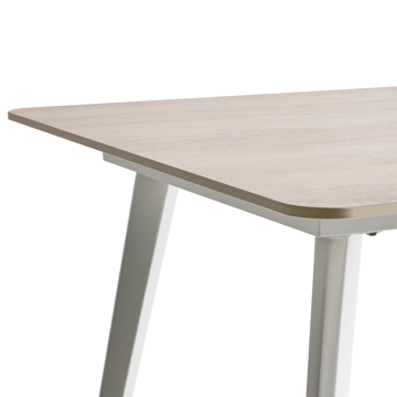 Spisebord utendørs Rodallo 90x160 cm Stein - Beige/hvit - Hagemøbler - Hagebord - Spisebord ute